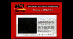 Desktop Screenshot of mdifenceandrail.com